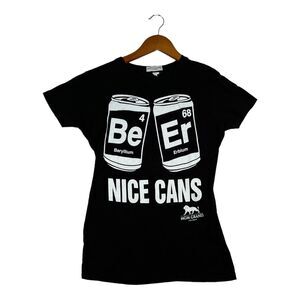 MGM Grand Las Vegas Nice Cans Beryllium Erbium Funny Beer T Shirt Unisex sz M